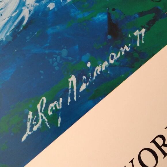 Vintage LeRoy Neiman Hammer Sailing Boat 1978 Print Lithography Original - Picture 7 of 8